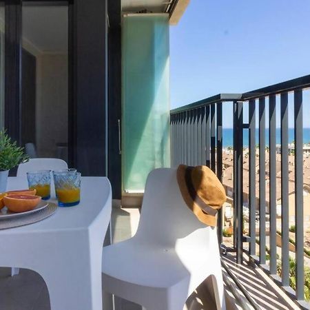 Alboraya Apartamento Con Vista Al Mar Y Piscina 瓦伦西亚 外观 照片