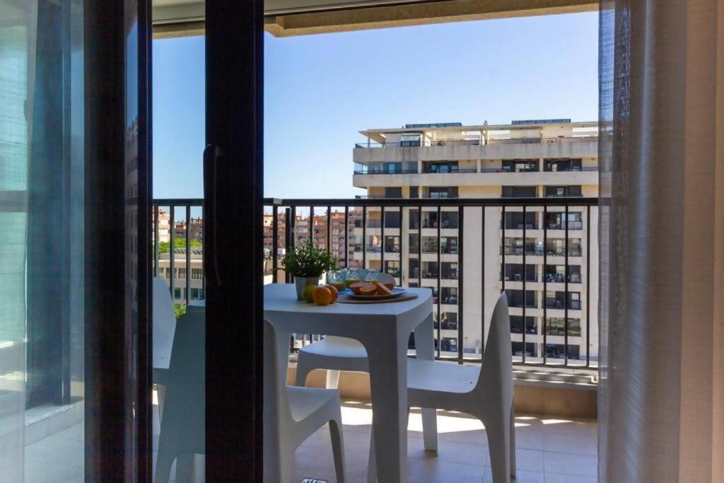 Alboraya Apartamento Con Vista Al Mar Y Piscina 瓦伦西亚 外观 照片