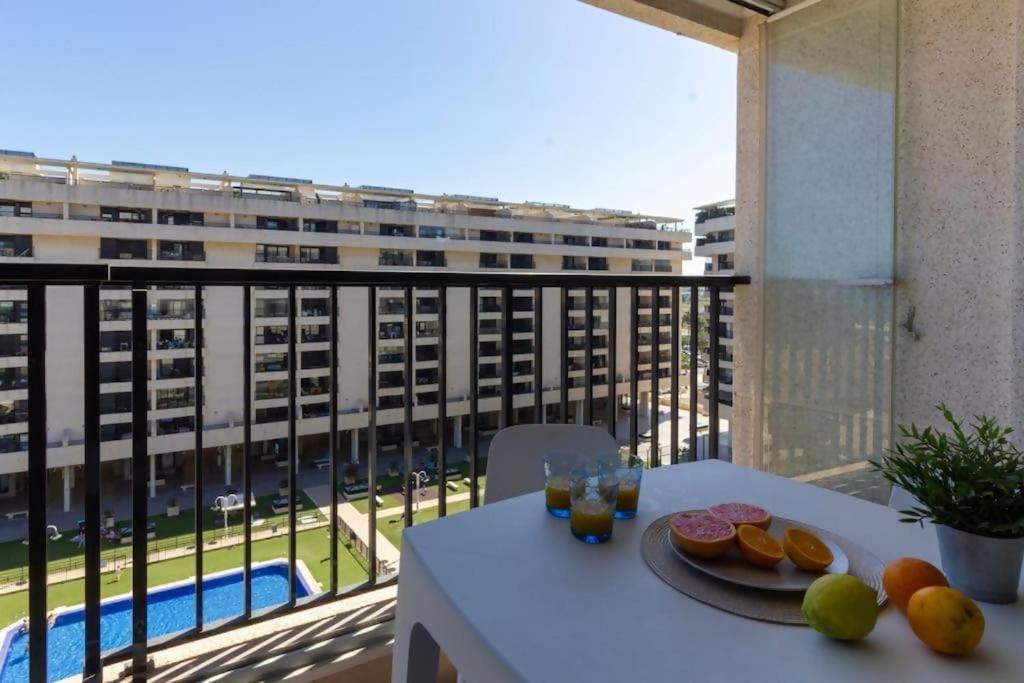 Alboraya Apartamento Con Vista Al Mar Y Piscina 瓦伦西亚 外观 照片