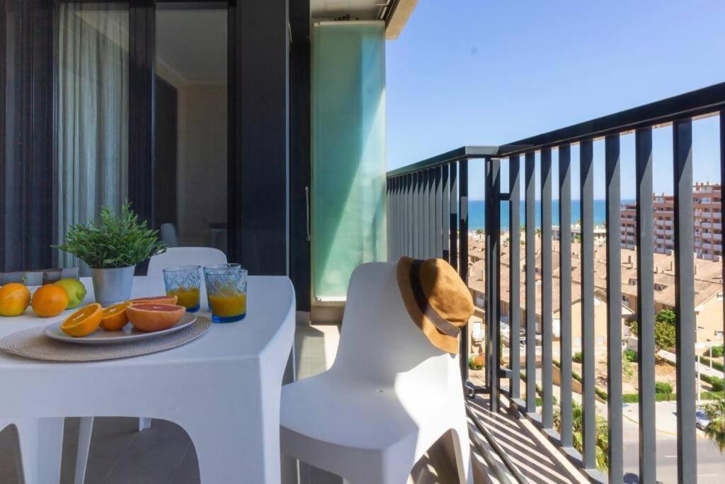 Alboraya Apartamento Con Vista Al Mar Y Piscina 瓦伦西亚 外观 照片
